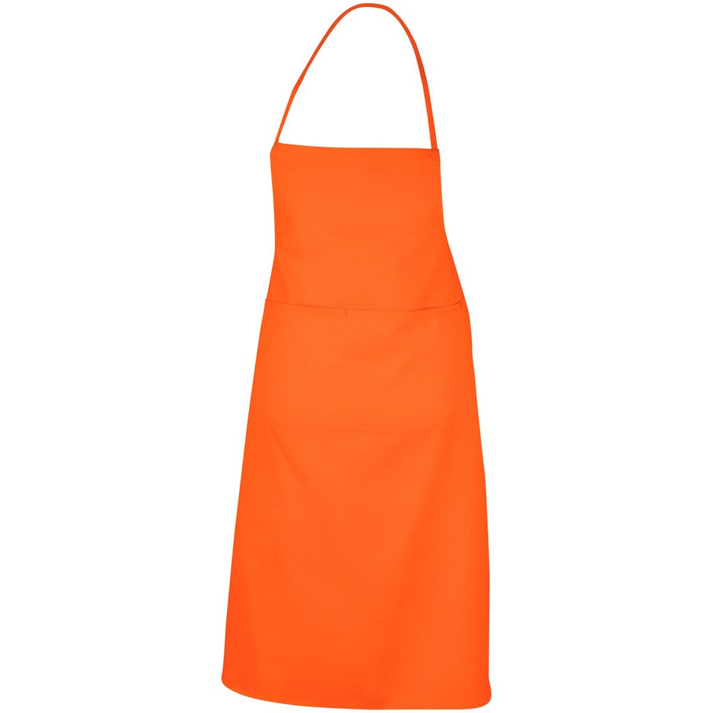 Promo Bib Apron in Orange — Print Fast Express