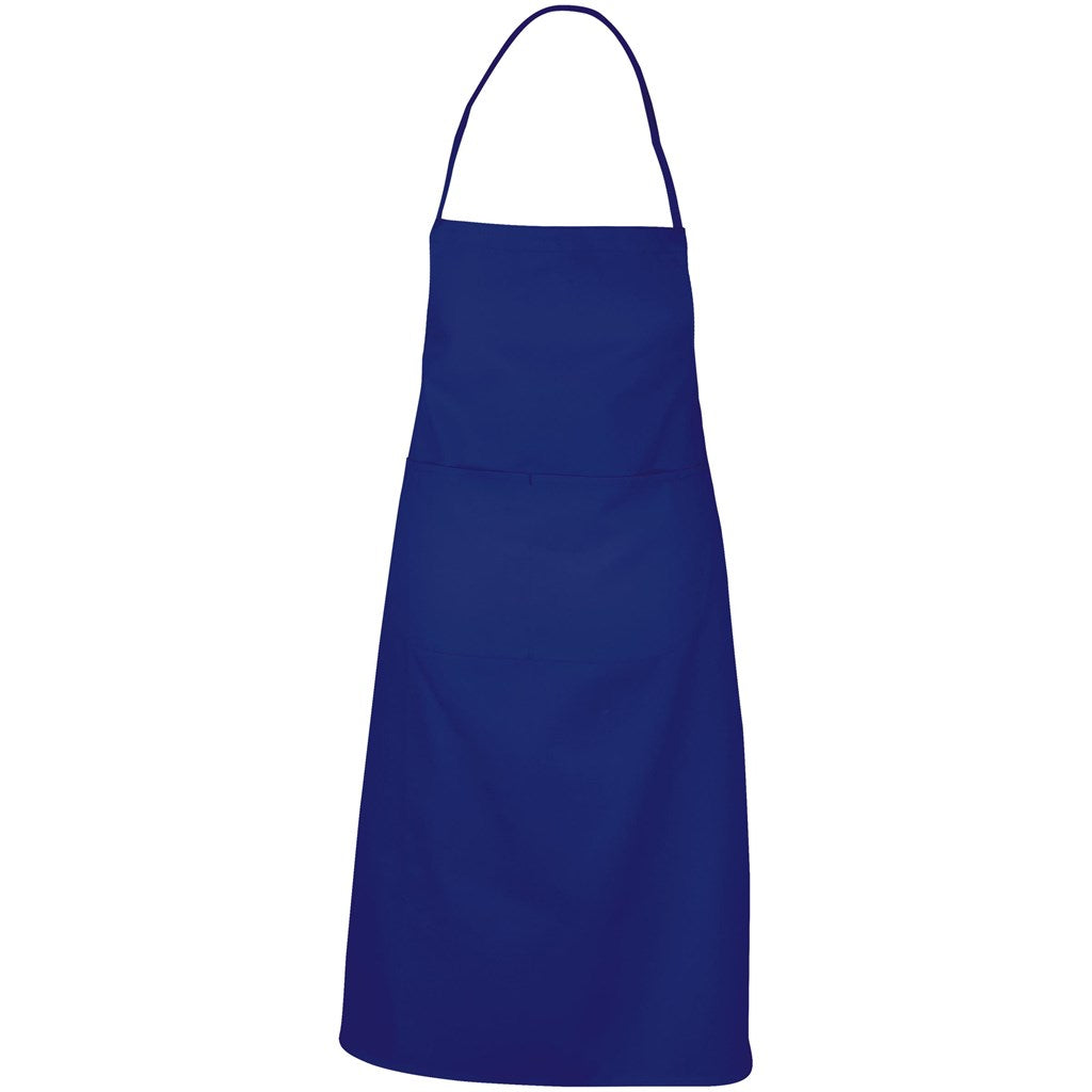 Promo Bib Apron in Royal Blue — Print Fast Express