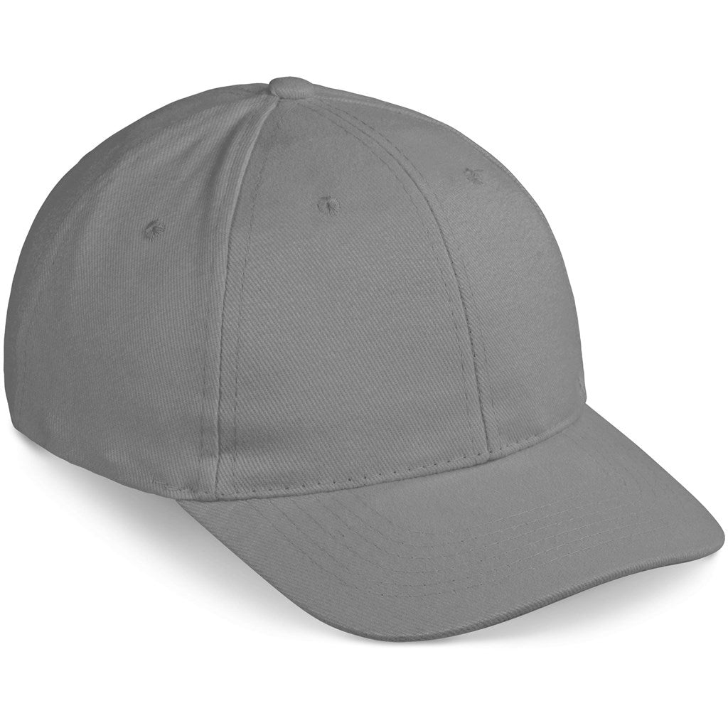 Pro Basic Cap - 6 Panel in Grey — Print Fast Express