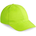 Pro Basic Cap - 6 Panel in Lime — Print Fast Express