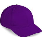 Pro Basic Cap - 6 Panel in Purple — Print Fast Express