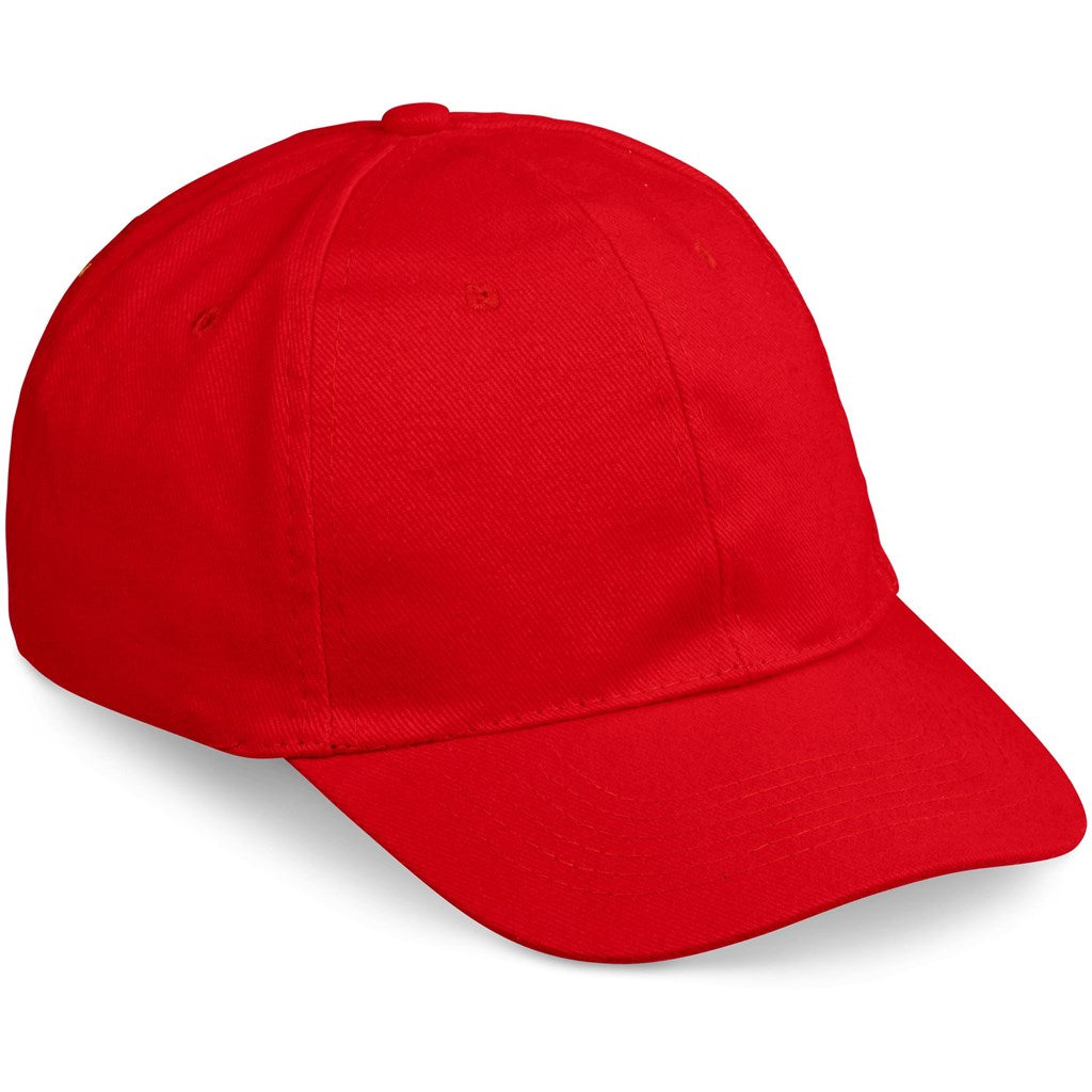 Pro Basic Cap - 6 Panel in Red — Print Fast Express