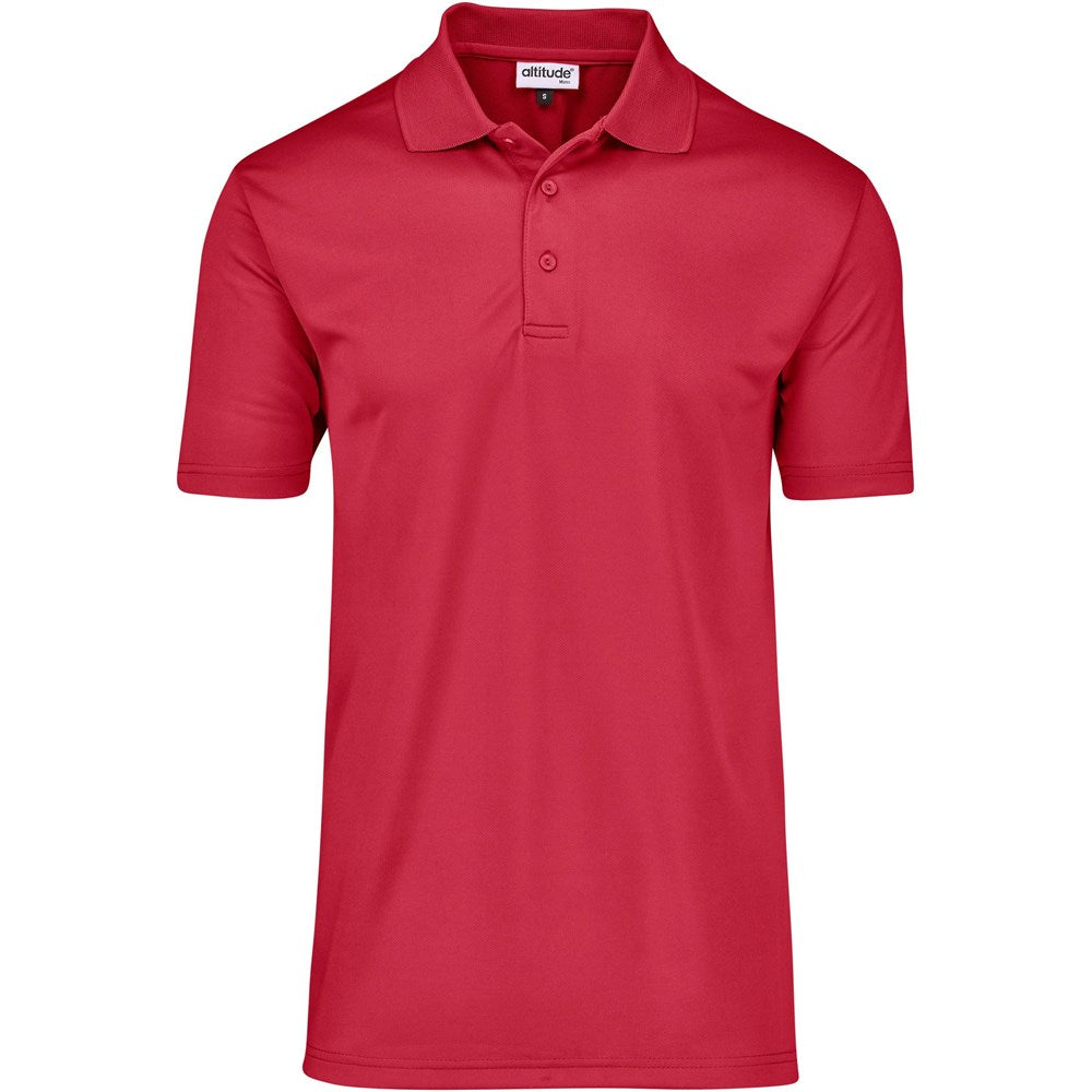 Mens Pro Golf Shirt in Red — Print Fast Express