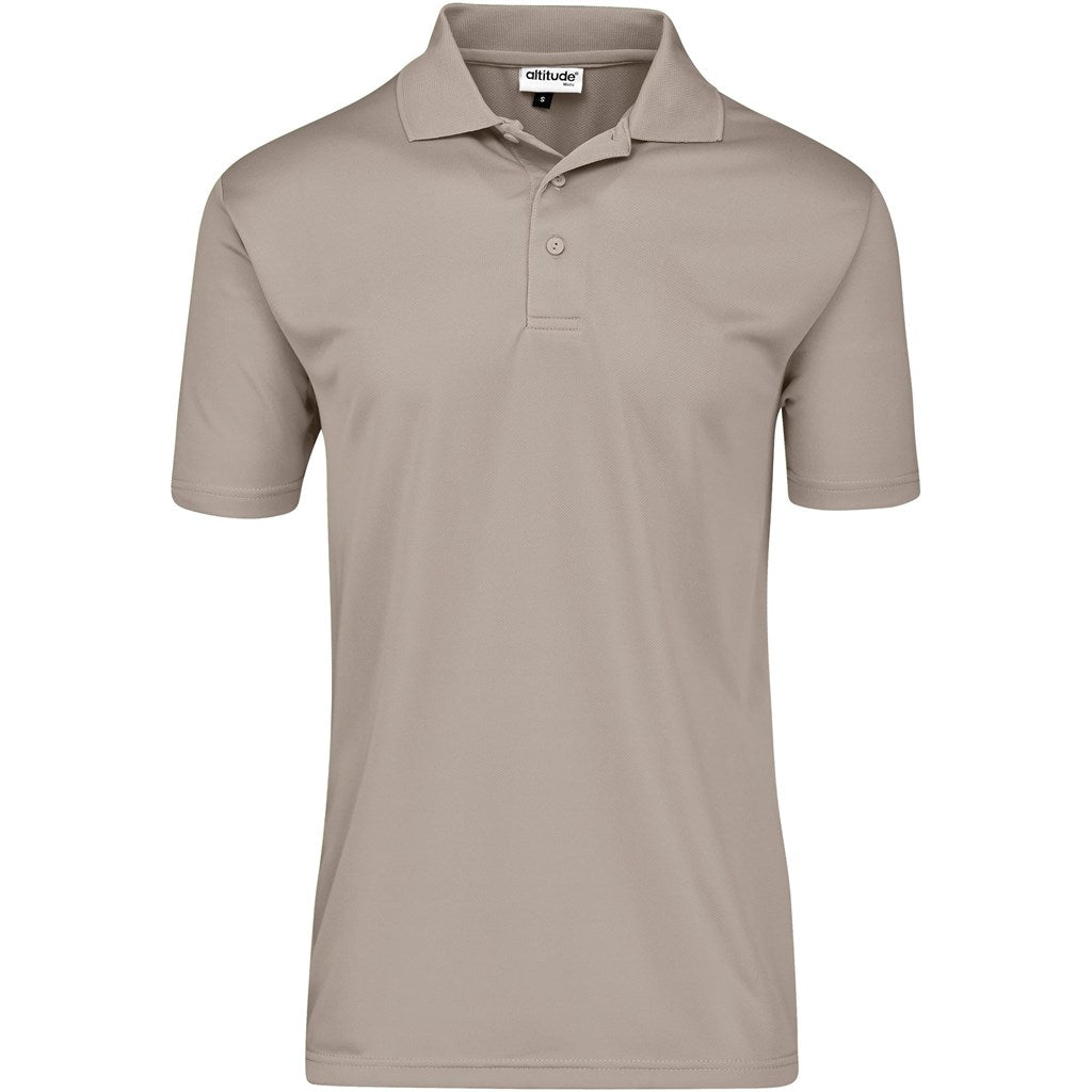 Mens Pro Golf Shirt in Stone — Print Fast Express