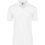 Mens Pro Golf Shirt in White — Print Fast Express
