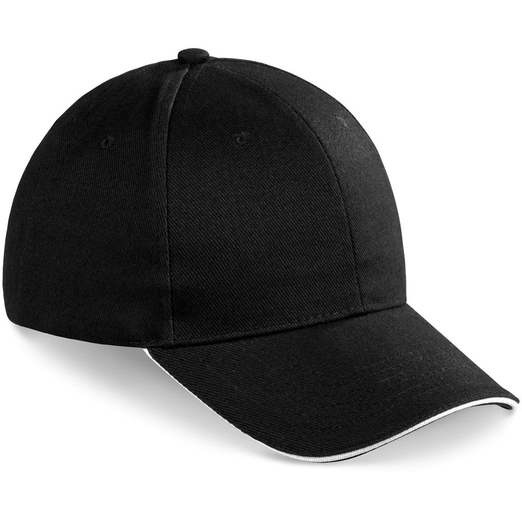 Swift Sandwich Cap - 6 Panel in Black — Print Fast Express