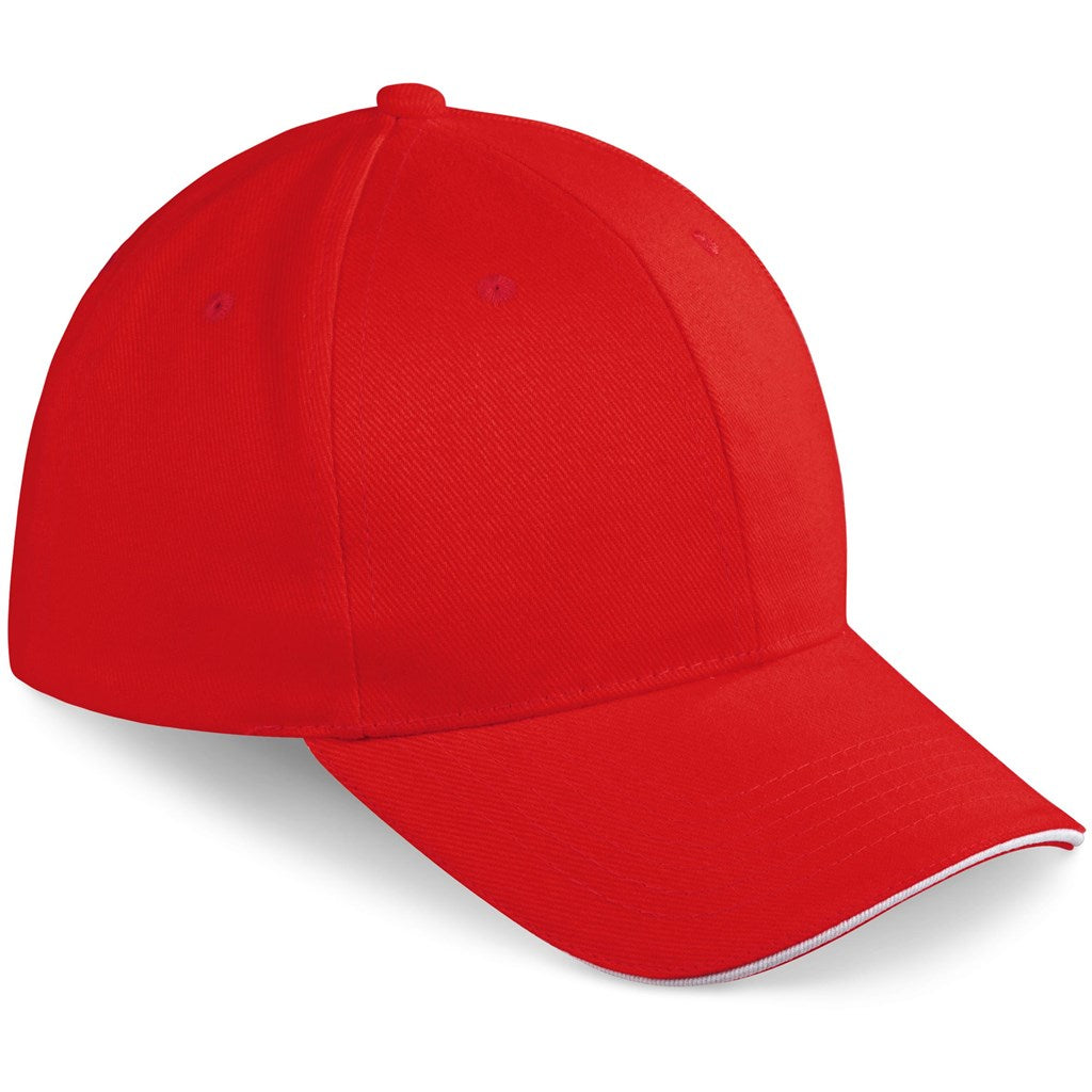 Swift Sandwich Cap - 6 Panel in Red — Print Fast Express