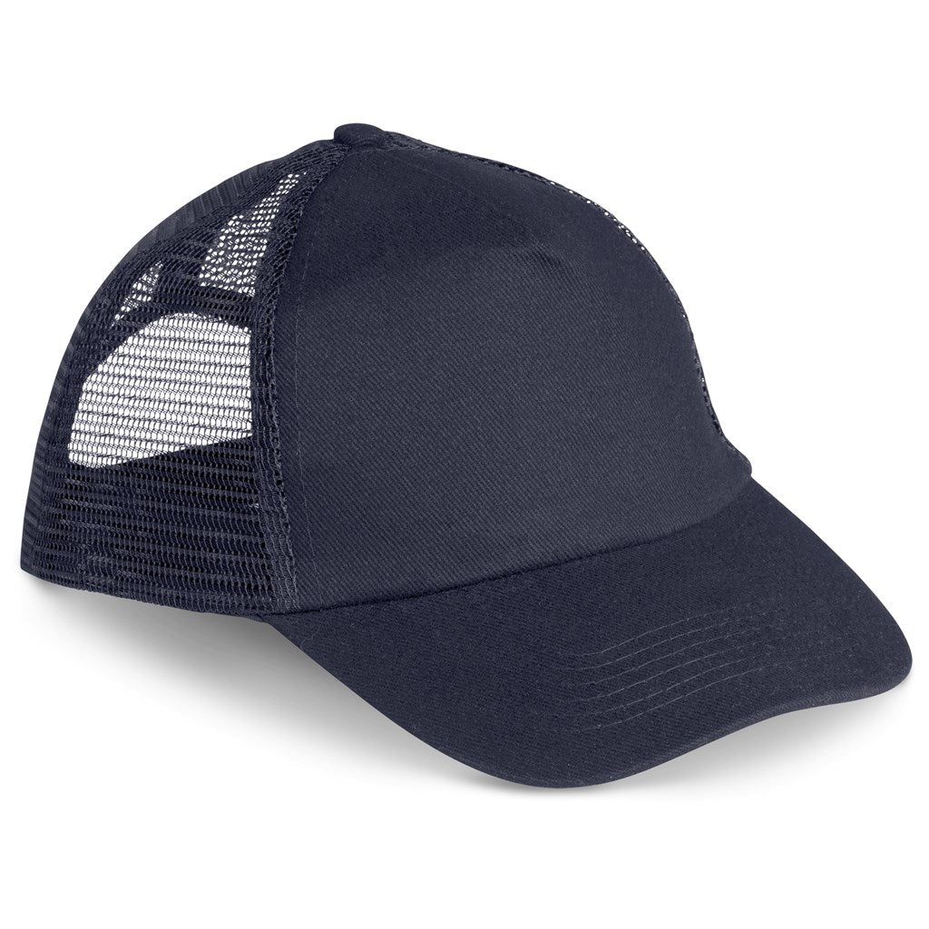 Trucker Cap - 5 Panel in Navy Navy — Print Fast Express