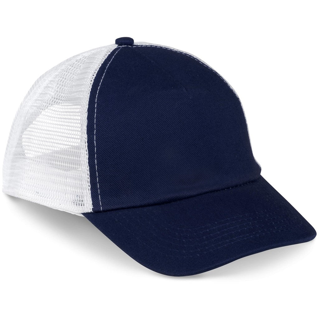 Trucker Cap - 5 Panel in Navy — Print Fast Express