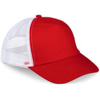 Trucker Cap - 5 Panel in Red — Print Fast Express