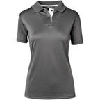 Ladies Tournament Golf Shirt in Grey — Print Fast Express