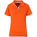 Ladies Tournament Golf Shirt in Orange — Print Fast Express