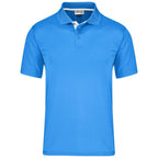 Mens Tournament Golf Shirt in Aqua — Print Fast Express