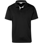 Mens Tournament Golf Shirt in Black — Print Fast Express