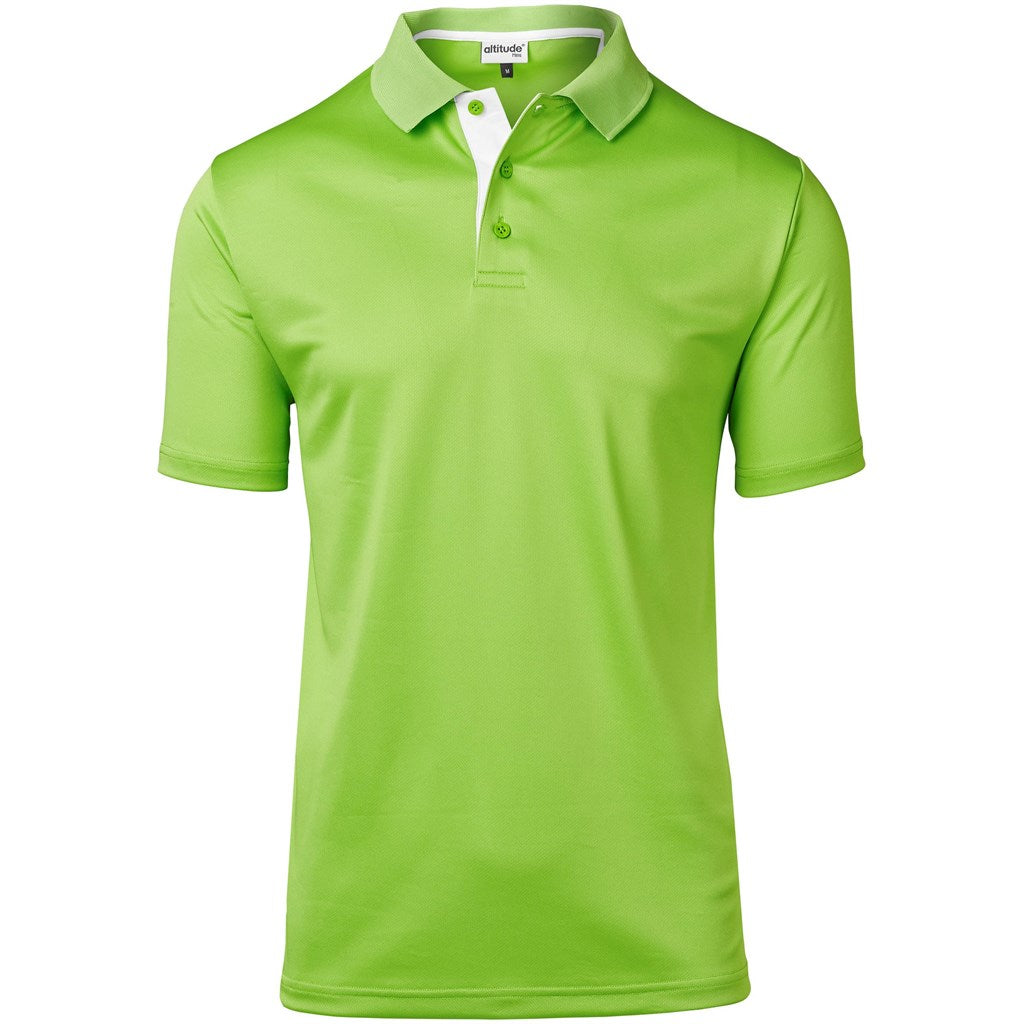 Mens Tournament Golf Shirt in Lime — Print Fast Express