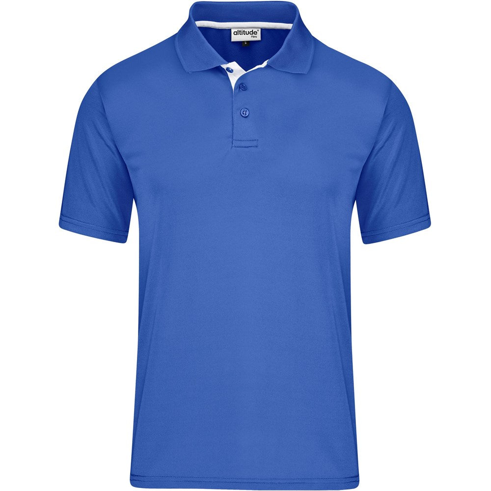 Mens Tournament Golf Shirt in Royal Blue — Print Fast Express