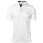 Mens Tournament Golf Shirt in White — Print Fast Express