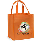 Gala Non-Woven Shopper in Orange — Print Fast Express