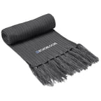 Nebraska Acrylic Scarf in Grey — Print Fast Express
