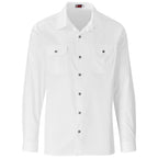 Mens Long Sleeve Wildstone Shirt in White — Print Fast Express