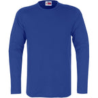 Mens Long Sleeve Portland T-Shirt in Royal Blue — Print Fast Express