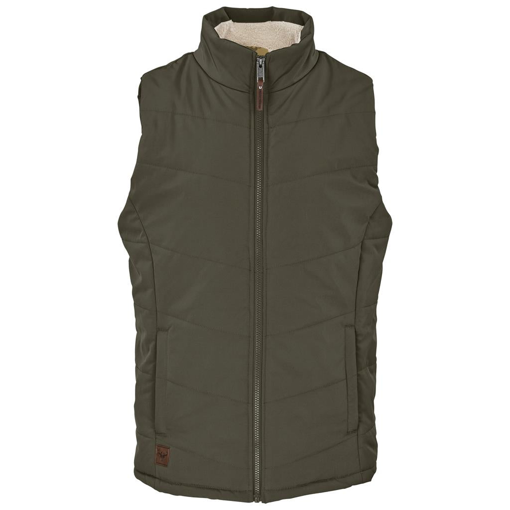 Mens Mafadi Bodywarmer in Olive — Print Fast Express