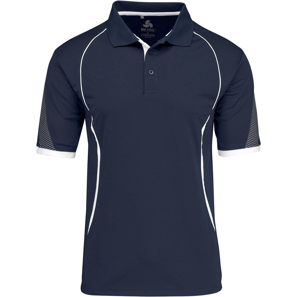 Mens Razor Golf Shirt in Navy — Print Fast Express