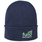 Colorado Acrylic Beanie in Navy — Print Fast Express