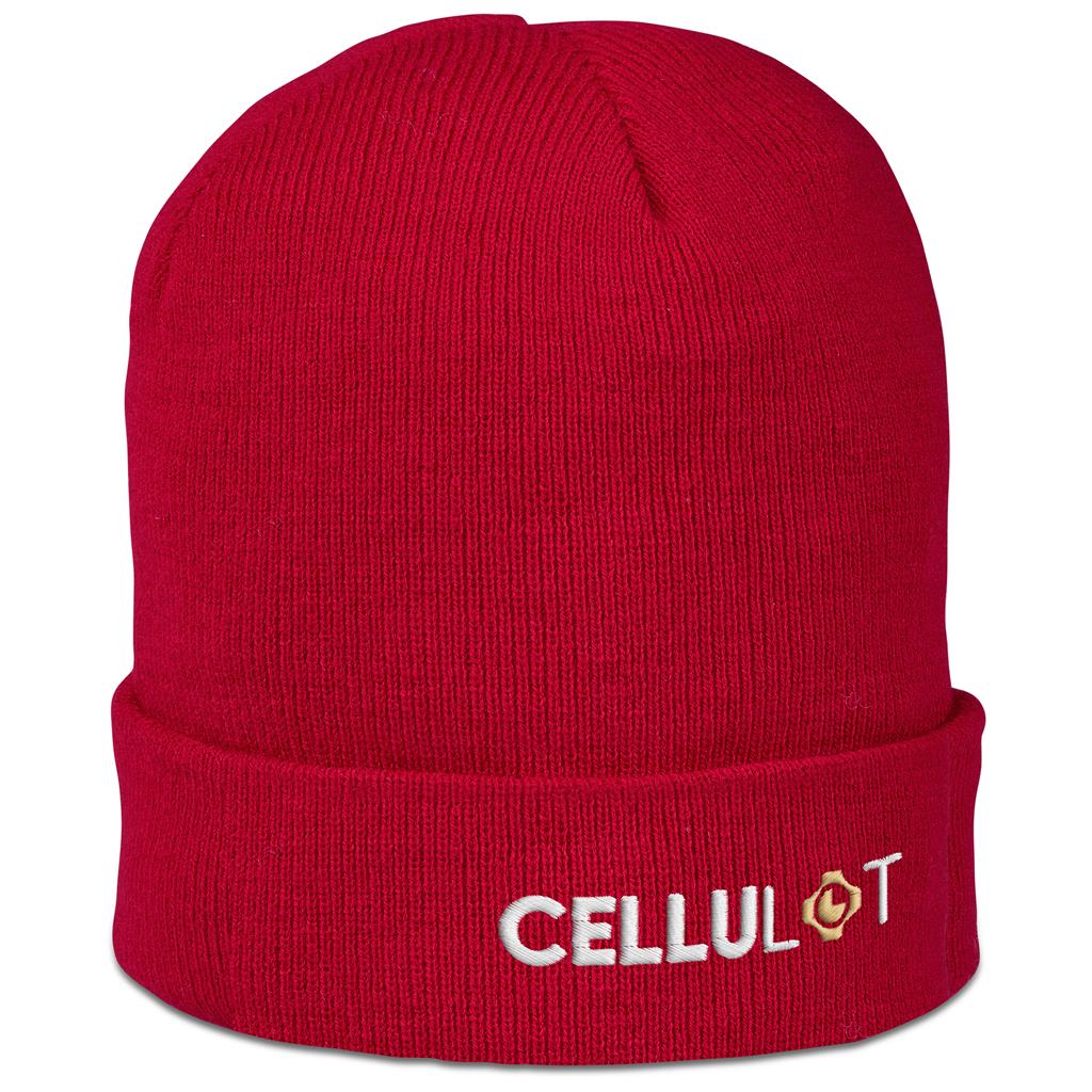 Colorado Acrylic Beanie in Red — Print Fast Express