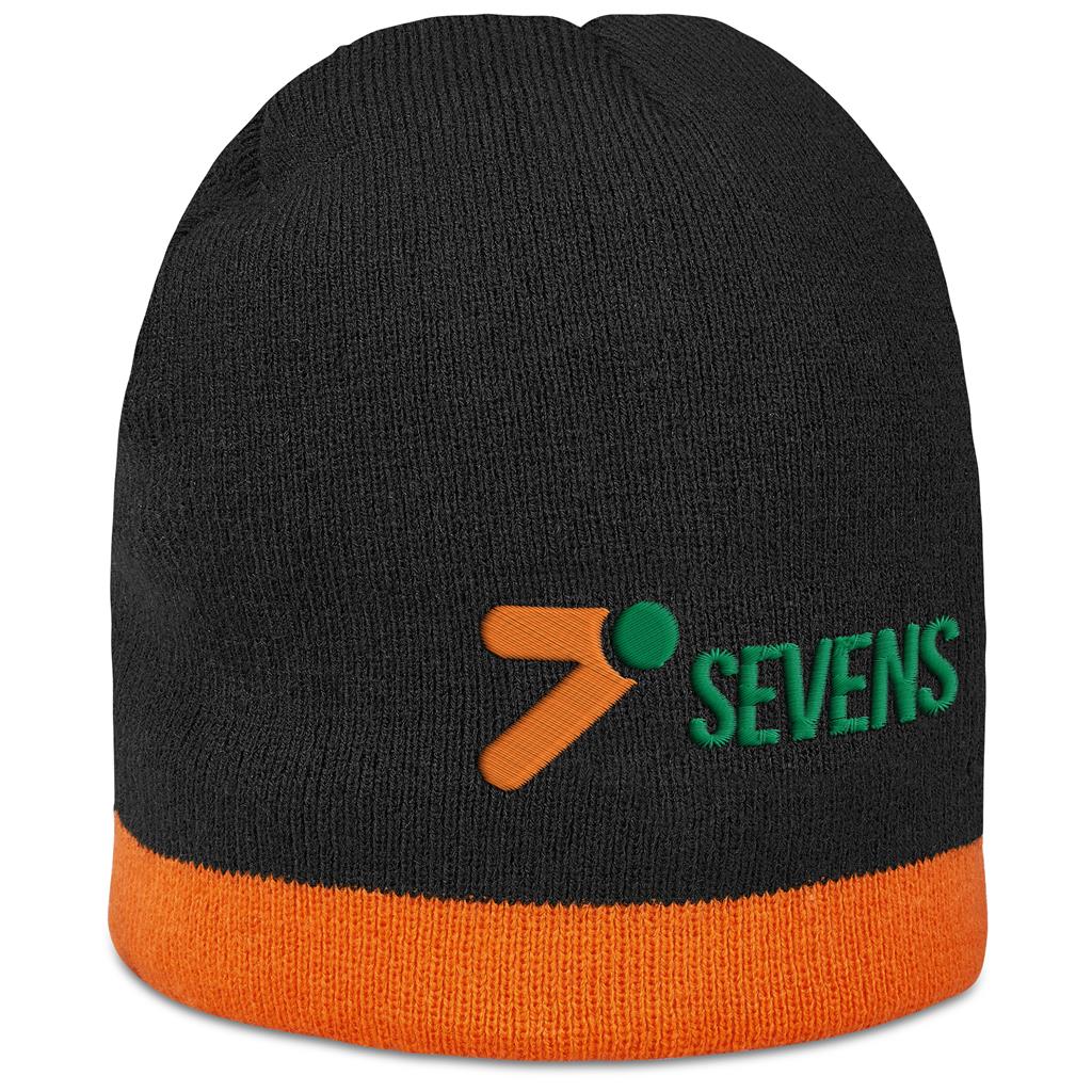 Solo Acrylic Beanie in Orange — Print Fast Express