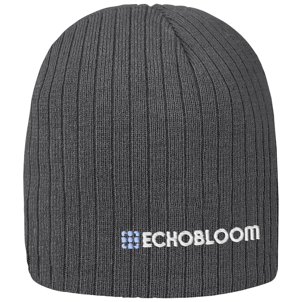 Nebraska Acrylic Beanie in Grey — Print Fast Express