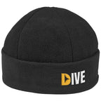 Alaska Brushed Fleece Beanie in Black — Print Fast Express