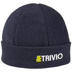 Alaska Brushed Fleece Beanie in Navy — Print Fast Express