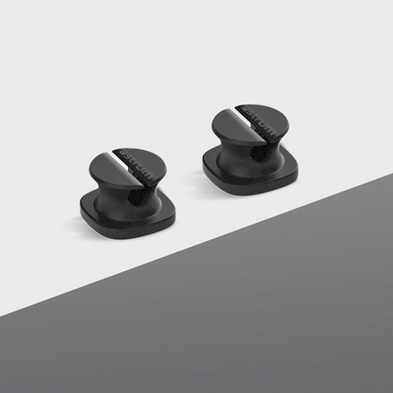 CO060 Mini Cable Organizer Clips – 4 Piece Set for Cable Management - Black