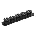 CO110 Cable Organizer Clips - 5 Bays, 4 Storage Compartments - Black