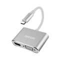 USB-C to VGA &amp; HDMI Adapter | 4K HDMI + 1080P VGA -  DA660