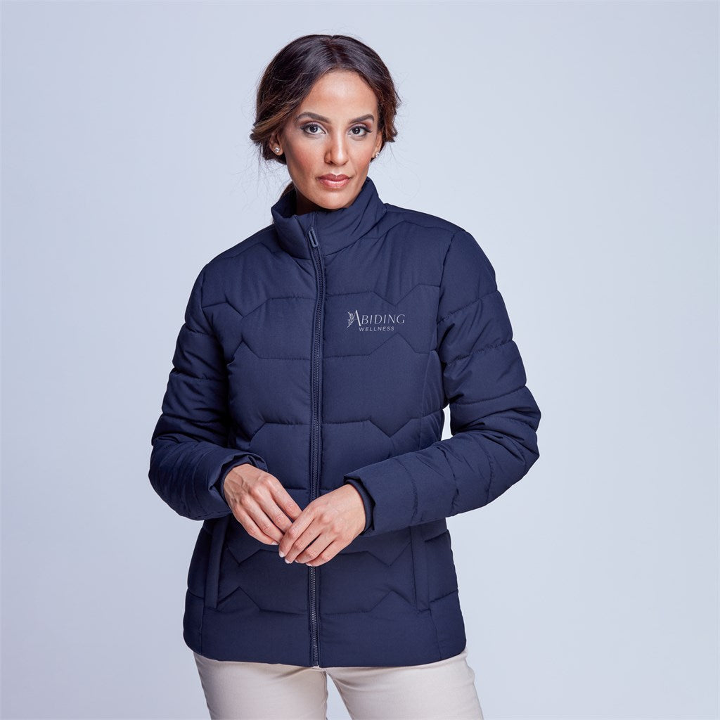 Ladies Stratus Jacket custom branded with your logo by Print Fast Express