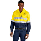 Access Vented Two-Tone Reflective Work Shirt custom branded with your logo by Print Fast Express