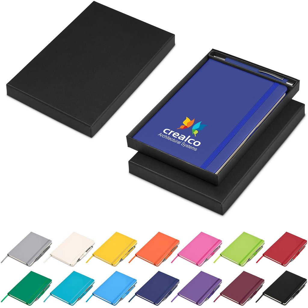 Carson Notebook & Pen Set custom branded with your logo by Print Fast Express