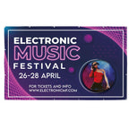 PVC Banner 2.45m x 1.5m custom branded with your logo by Print Fast Express