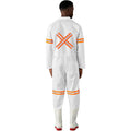 Safety Polycotton Boiler Suit - Reflective Arms Legs & Back - Orange Tape custom branded with your logo by Print Fast Express