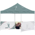 Ovation Sublimated Gazebo 3m X 3m - 3 Half-Wall Skins custom branded with your logo by Print Fast Express