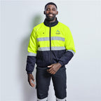 Foundation Hi-Viz Padded Jacket custom branded with your logo by Print Fast Express