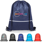 Altitude Brighton Non-Woven Drawstring Bag custom branded with your logo by Print Fast Express