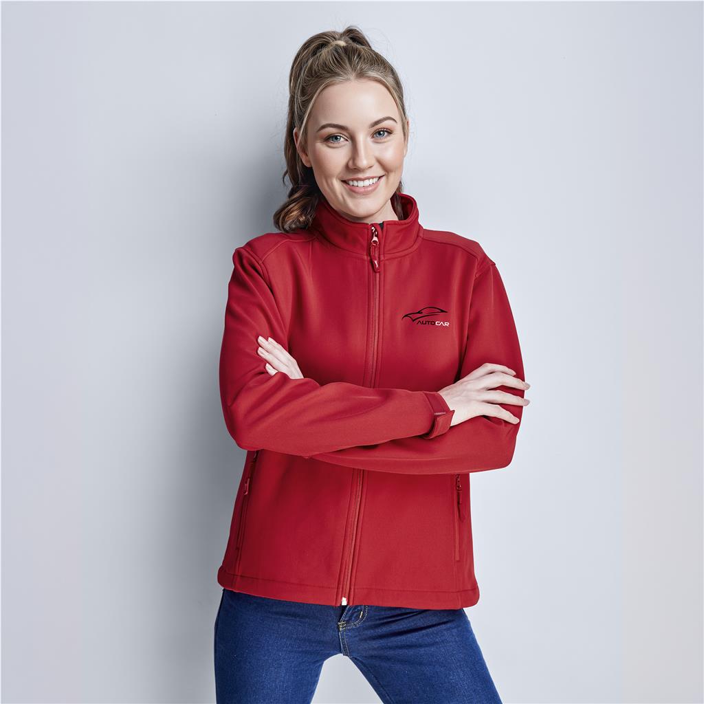 Ladies Nagano Softshell Jacket custom branded with your logo by Print Fast Express