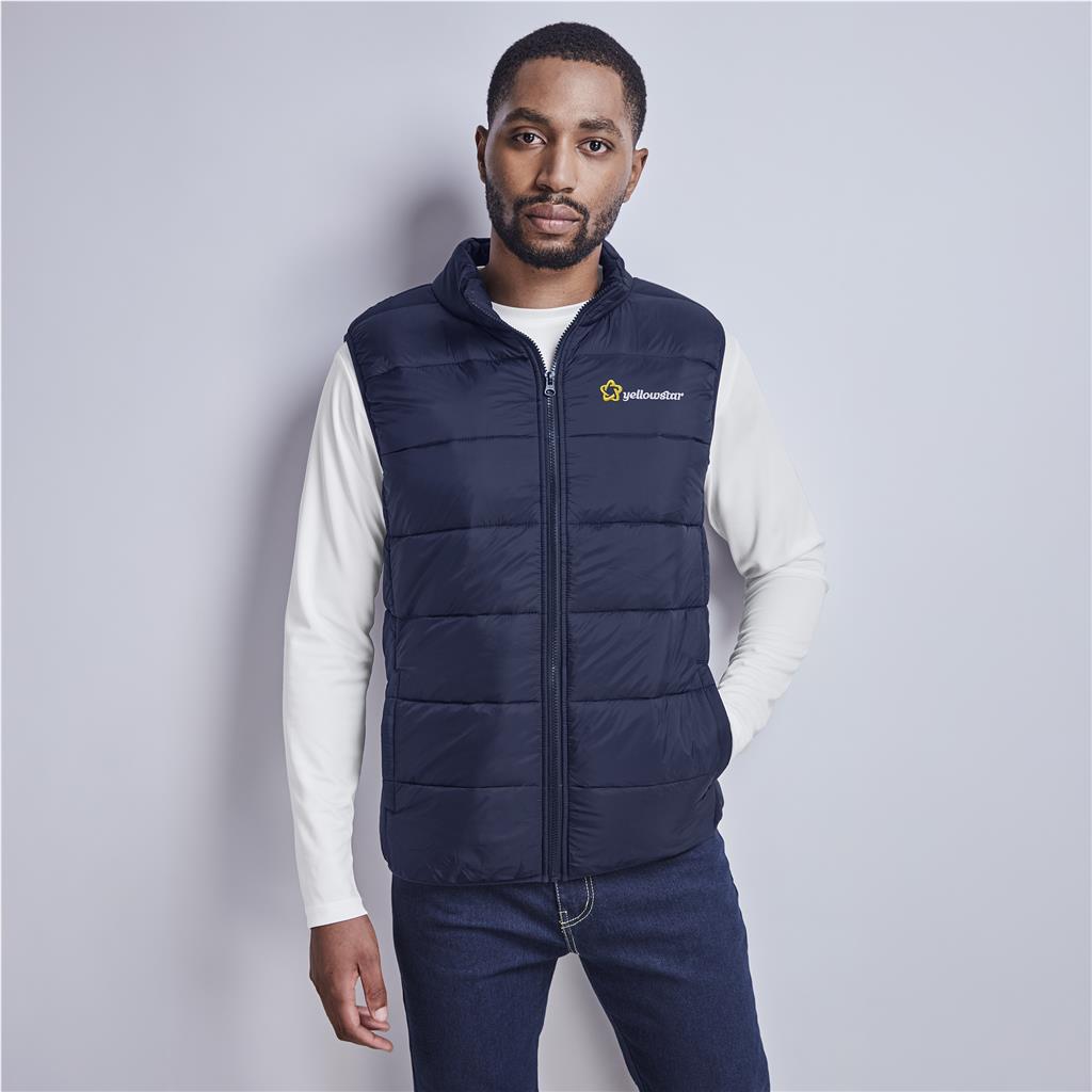 Mens Catania Bodywarmer custom branded with your logo by Print Fast Express