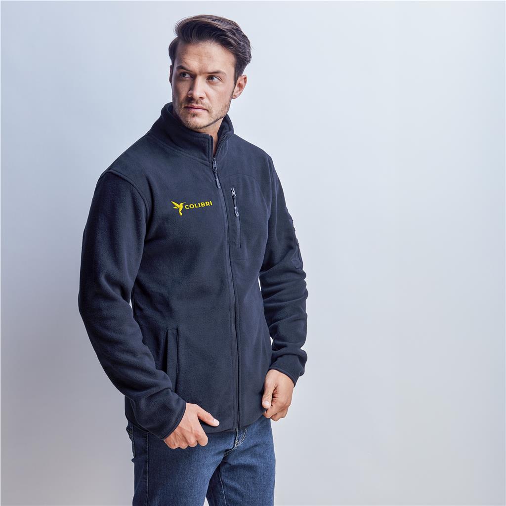 Mens Oslo Micro Fleece Jacket custom branded with your logo by Print Fast Express