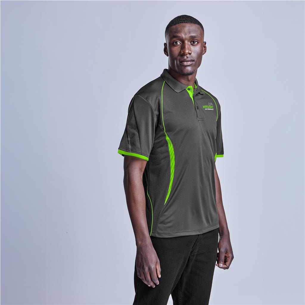 Mens Razor Golf Shirt custom branded with your logo by Print Fast Express