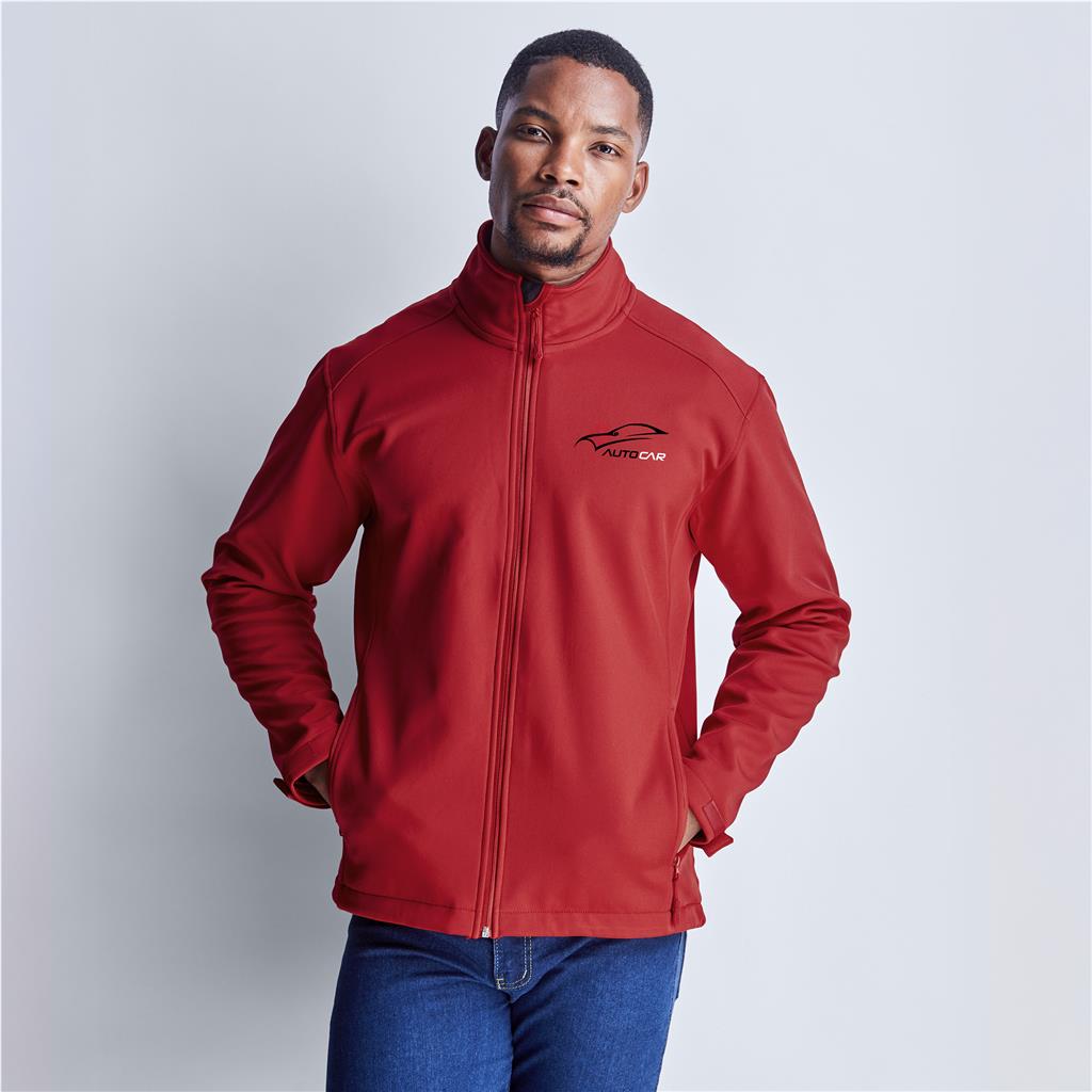 Mens Nagano Softshell Jacket custom branded with your logo by Print Fast Express