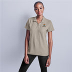 Ladies Basic Pique Golf Shirt custom branded with your logo by Print Fast Express